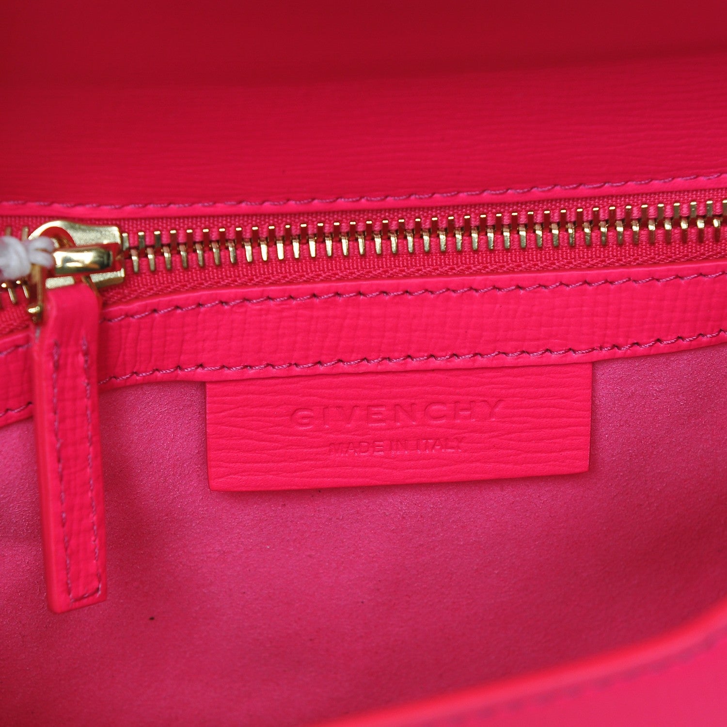 Givenchy Textured Calfskin Mini Pandora Box Crossbody Bag Fuchsia 5 of 6