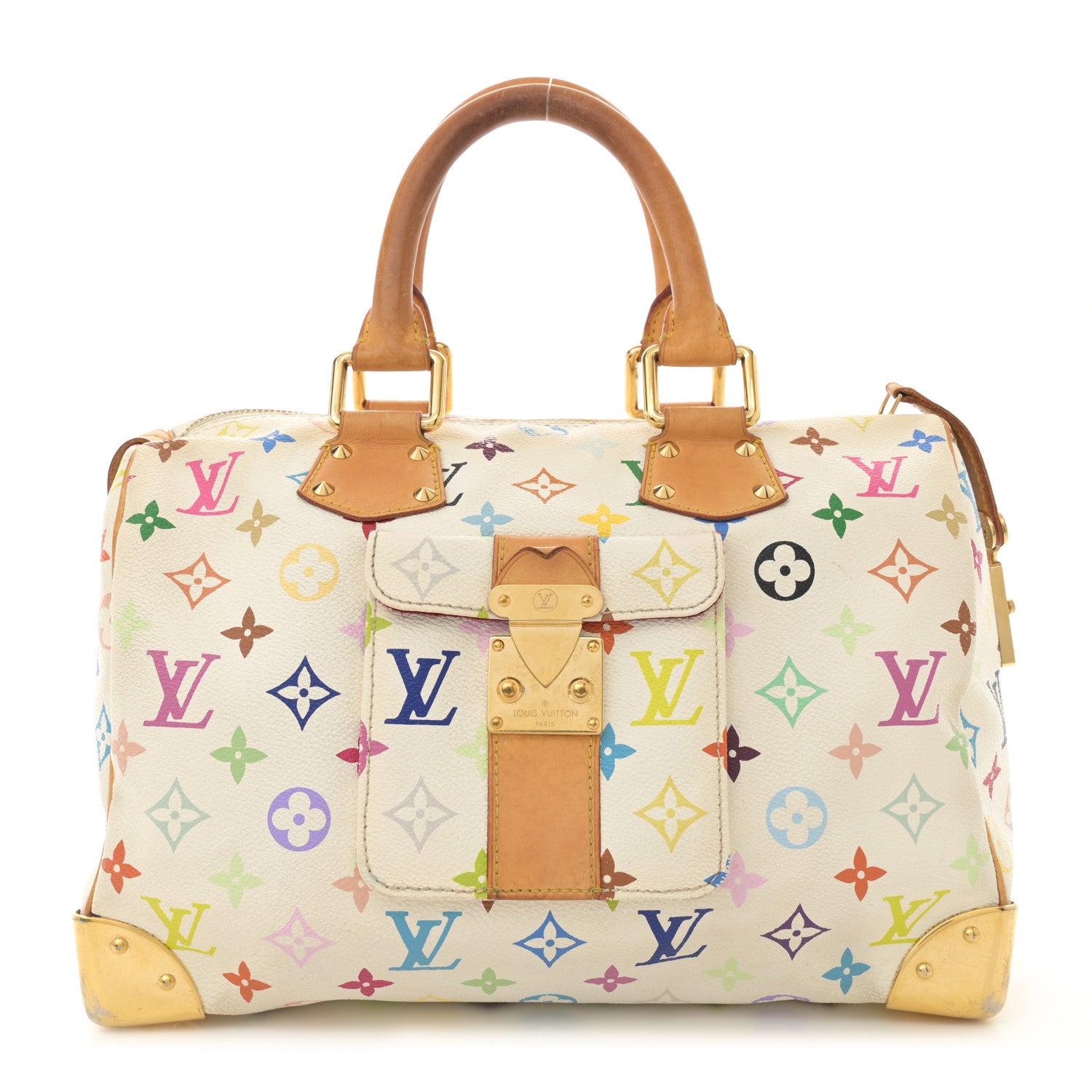 Louis Vuitton Monogram Multicolor Speedy 30 White 1 of 17