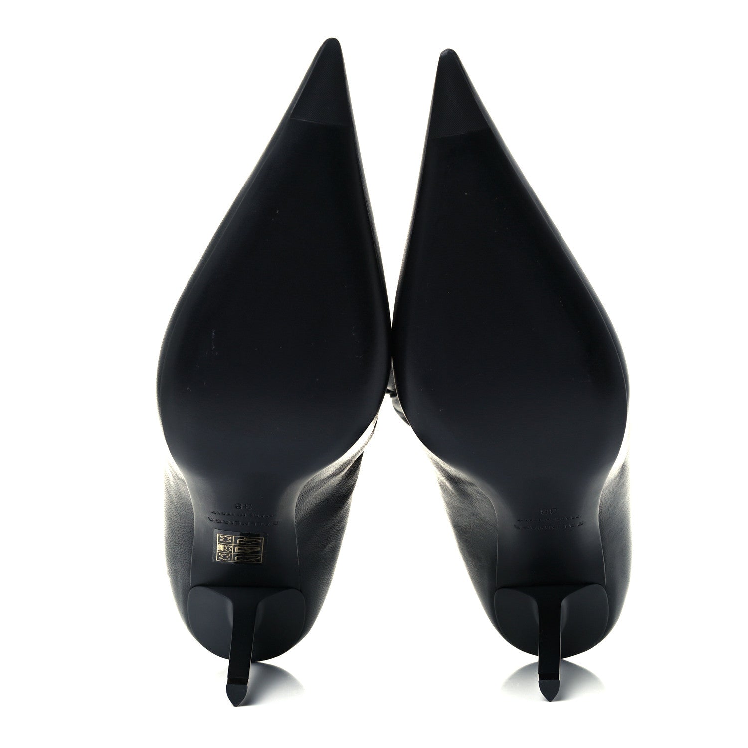 Balenciaga Smooth Nappa Scrunch Booties 38 Black 7 of 10