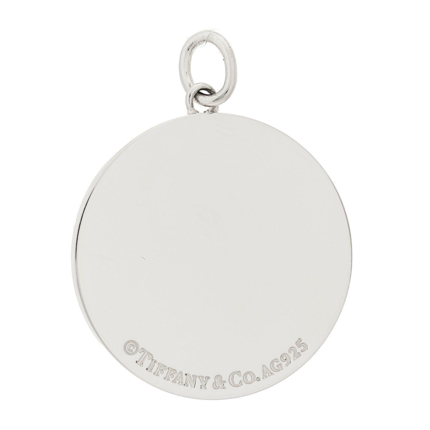 Tiffany Sterling Silver Love Bugs Round Tag Charm 3 of 4