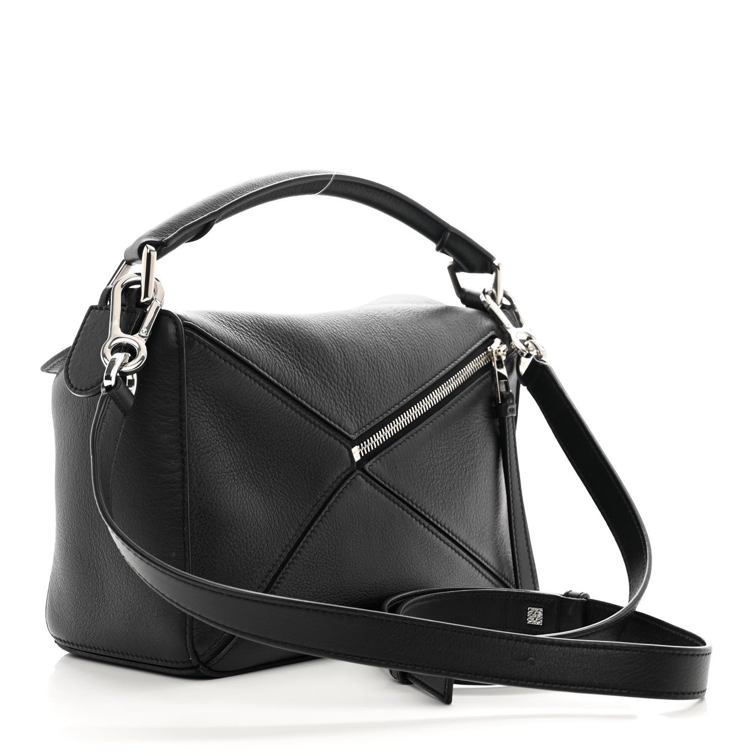 Loewe Calfskin Small Puzzle Bag Black 3 of 9