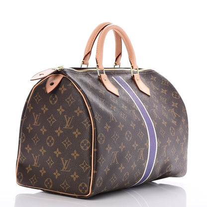 Louis Vuitton Monogram My LV Heritage Speedy 35 Violet White 3 of 8