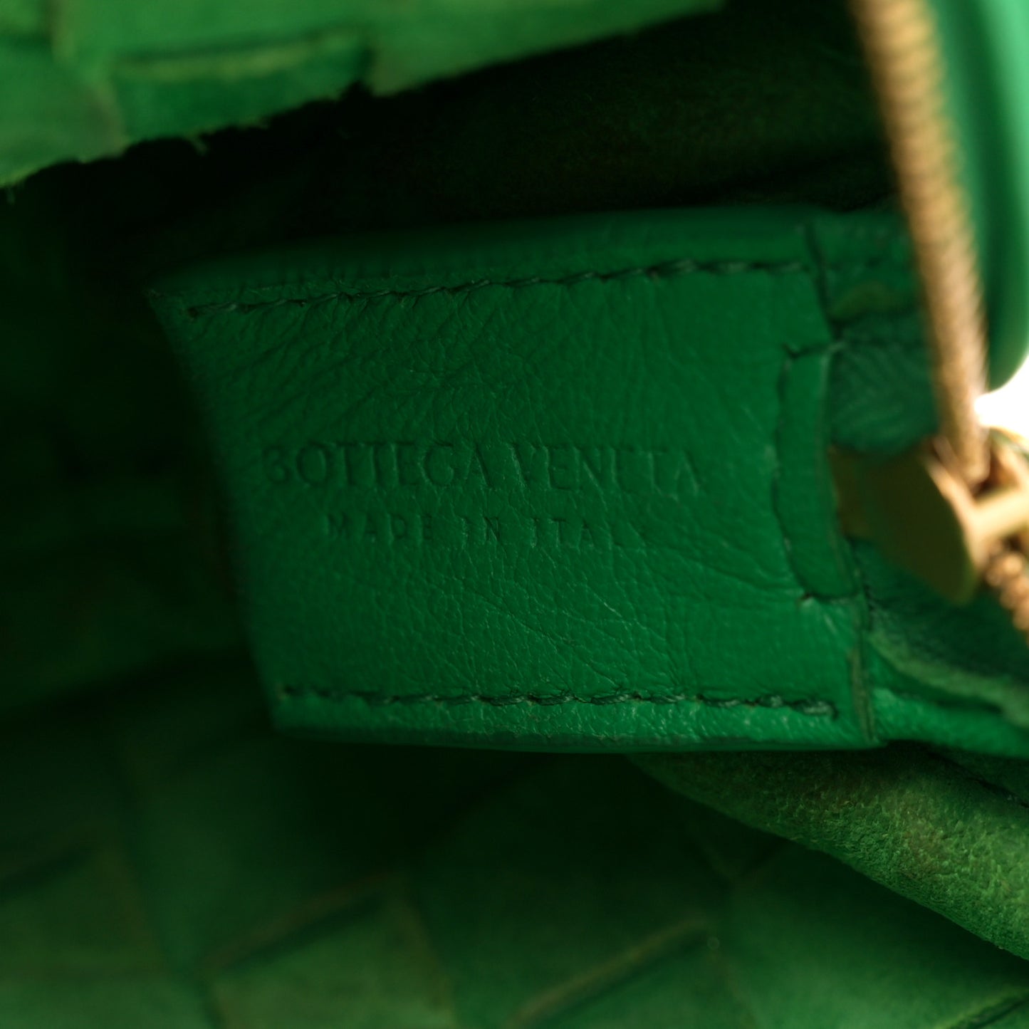 Nappa Intrecciato Small Loop Camera Bag Parakeet