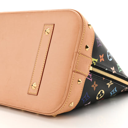 Louis Vuitton Monogram Multicolor Alma GM Black 8 of 11