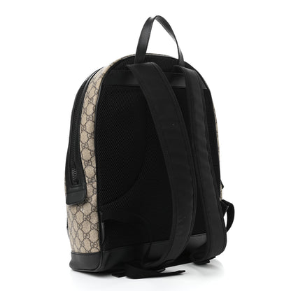 Gucci GG Supreme Monogram Medium Backpack Black 3 of 12