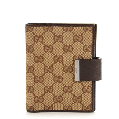 Gucci Monogram Small Ring Agenda Dark Brown 1 of 7