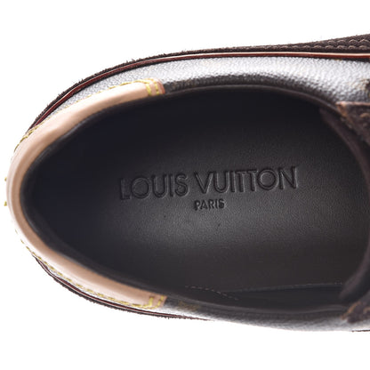 Louis Vuitton Suede Monogram Speeding Velcro Sneakers 8.5 8 of 13