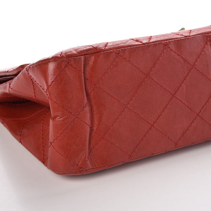 Chanel Aged Calfskin Quilted 2.55 Reissue 227 Flap Red 9 of 11