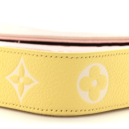 Louis Vuitton Empreinte Spring in the City Felicie Pochette Chain Wallet Pink Beige Yellow 10 of 13