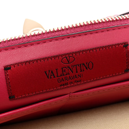 Valentino Garavani Vitello Medium Rockstud Tote Cyclamin 6 of 9