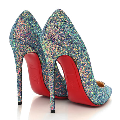 Christian Louboutin Glitter So Kate Dragonfly 120 Pumps 37 China Blue 4 of 7