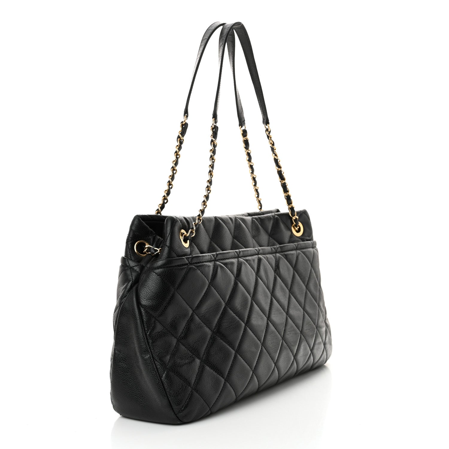 Chanel Caviar Quilted Timeless CC Soft Tote Black 3 of 14