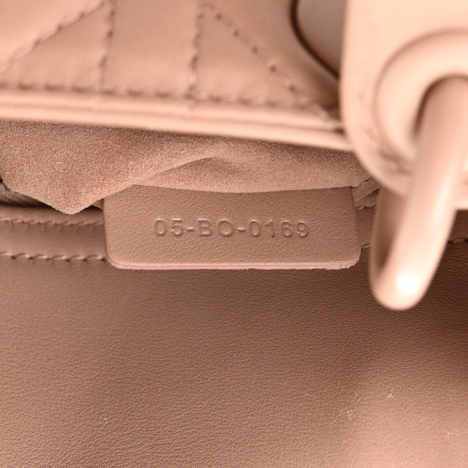 Christian Dior Ultra Matte Calfskin Cannage Mini Lady Dior Light Beige 7 of 10