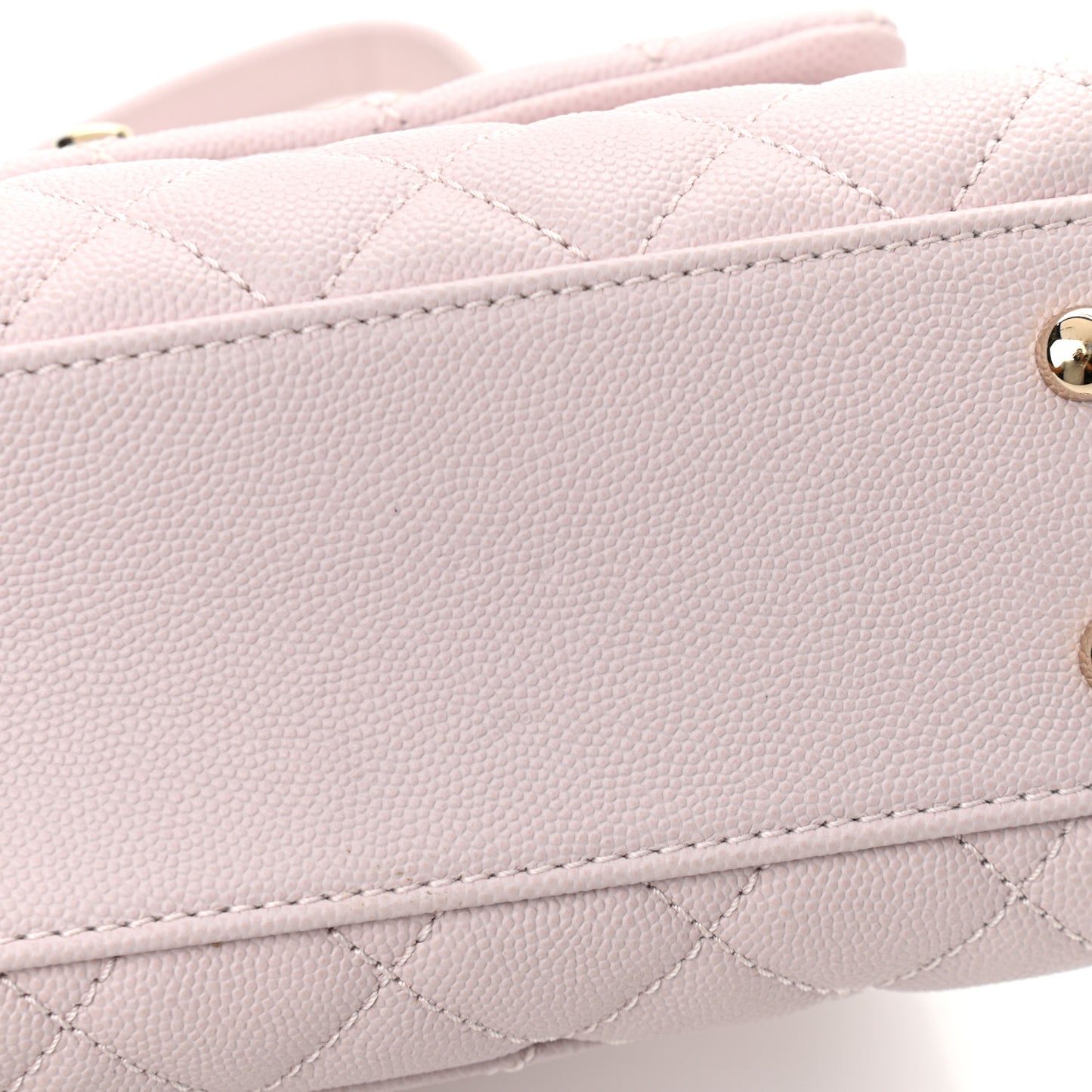 Caviar Quilted Mini Coco Handle Flap Lilas Lilac