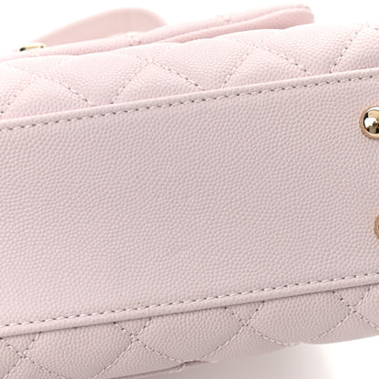 Chanel Caviar Quilted Mini Coco Handle Flap Lilas Lilac 12 of 13