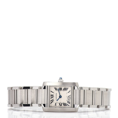 Cartier Stainless Steel 20mm Tank Francaise Quartz Watch 2 of 4
