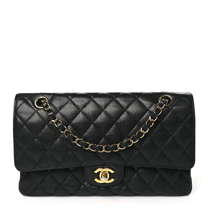 Chanel Caviar Quilted Medium Double Flap Black 1 of 10