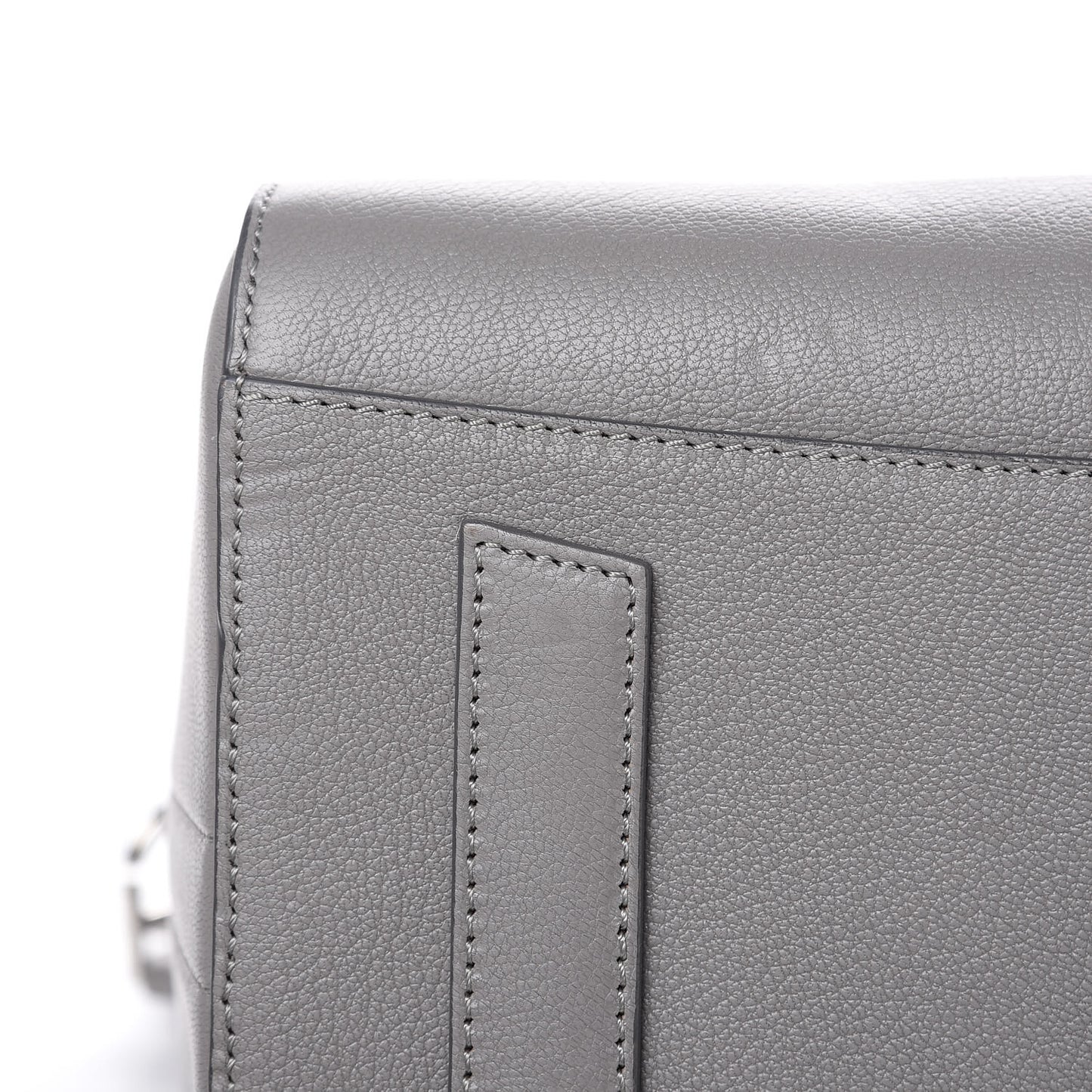 Sugar Goatskin Medium Antigona Pearl Grey