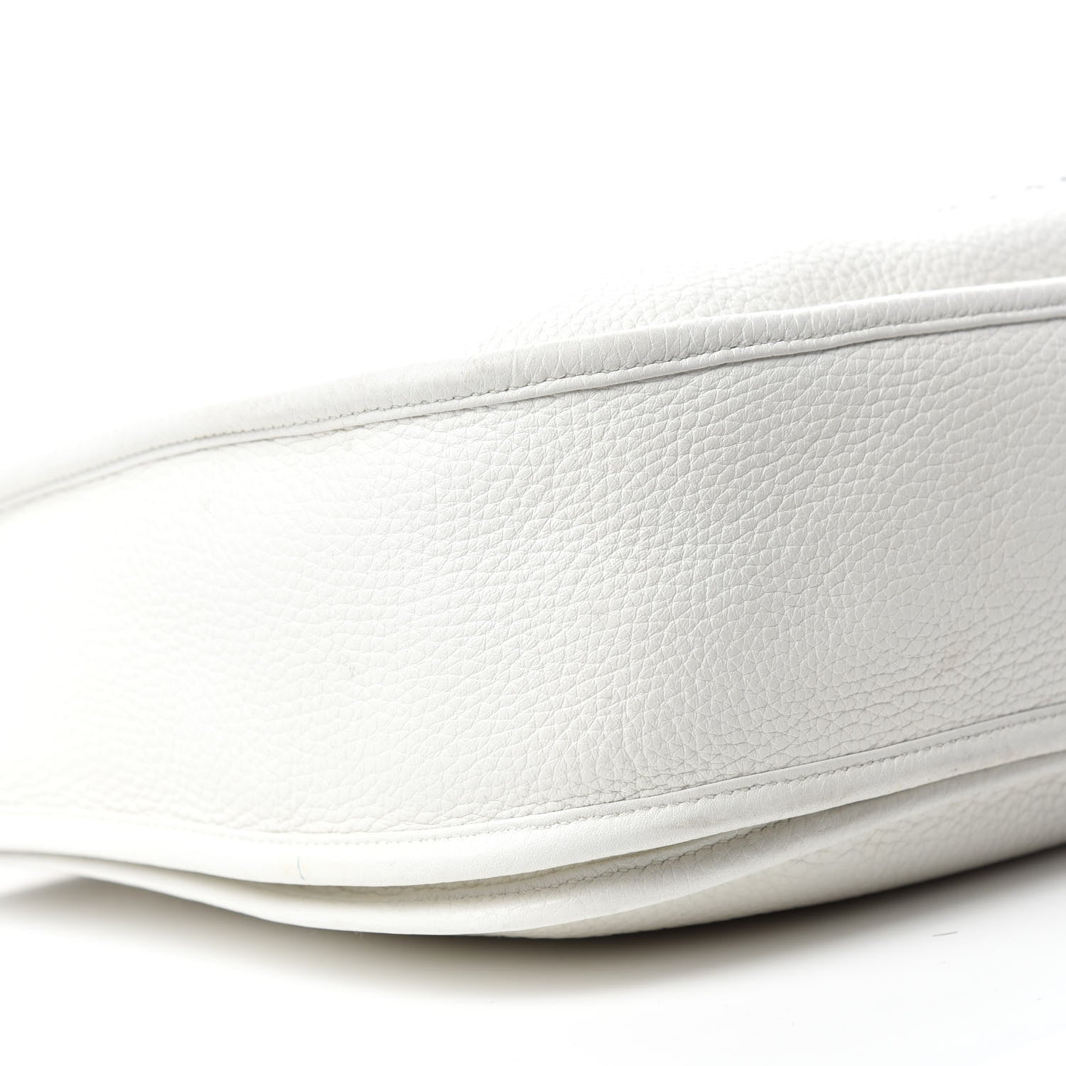 Hermes Taurillon Clemence Evelyne III GM White 6 of 11