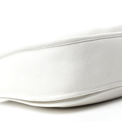 Hermes Taurillon Clemence Evelyne III GM White 6 of 11