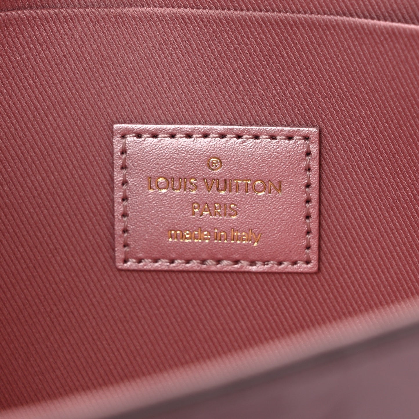 Vernis Pochette Felicie Chain Wallet Metallic Pale Pink