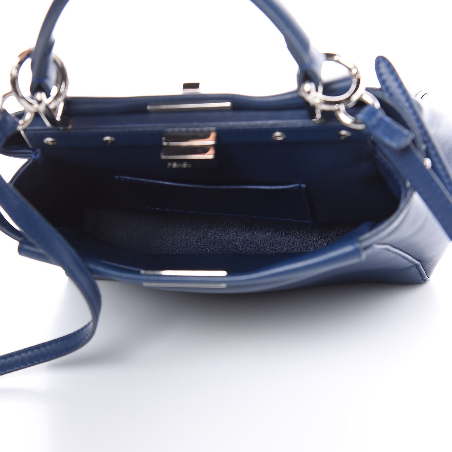 Nappa Mini Peekaboo Iconic Satchel True Blue