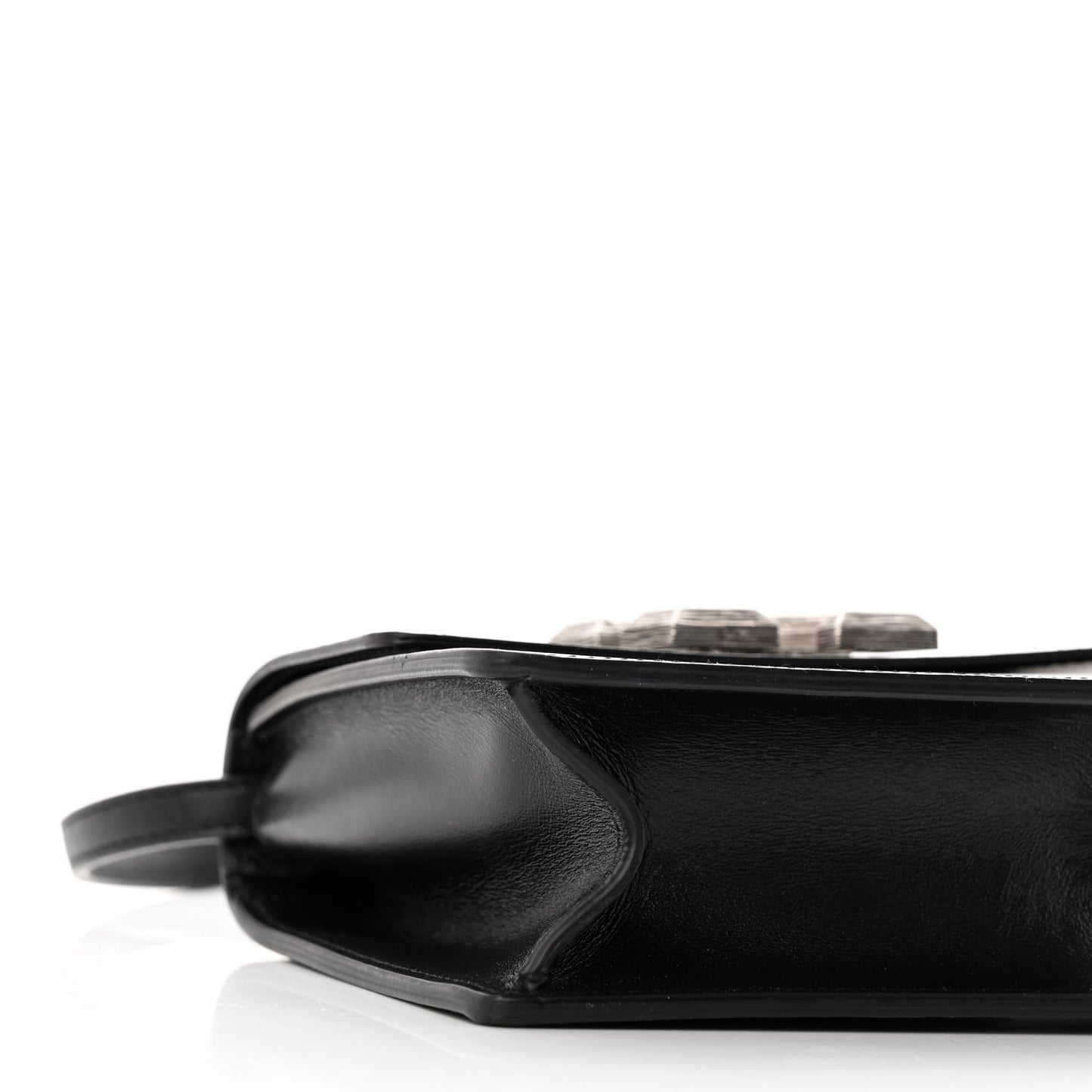 Calfskin Jitney 0.7 Meteor Bag Black