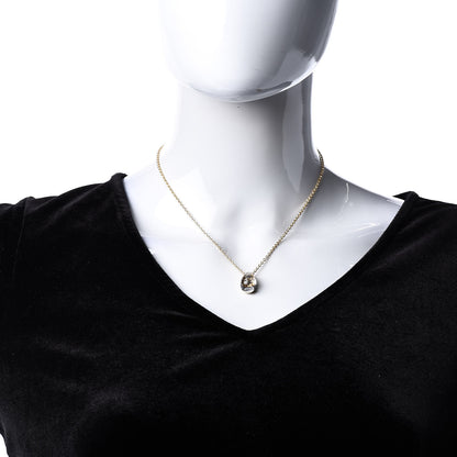 Cartier 18K Yellow Gold Diamond Quartz Myst Pendant Necklace 2 of 5