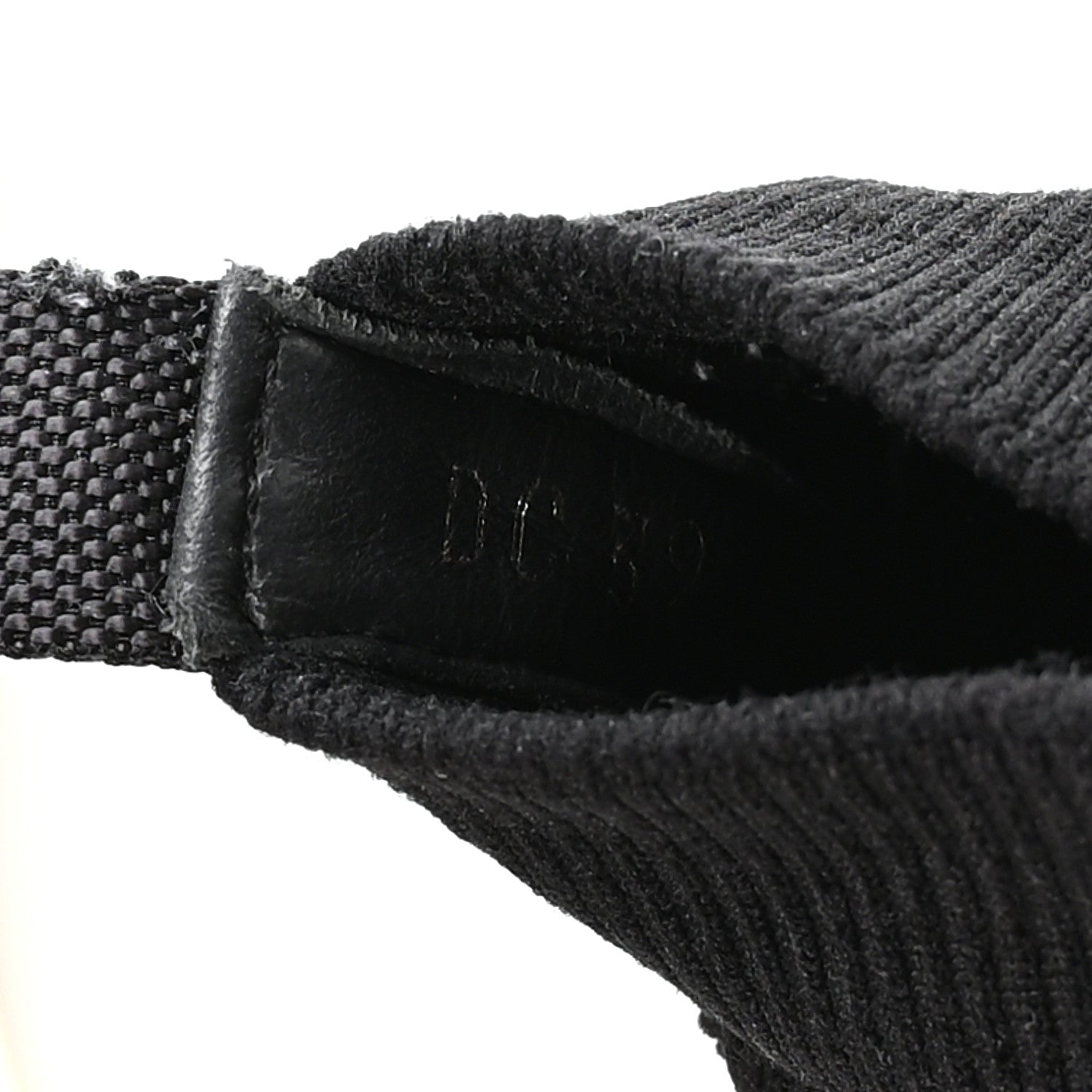 Christian Dior Technical Knit Cannage Womens Walk'N'Dior High Top Sneakers 39 Black 8 of 8