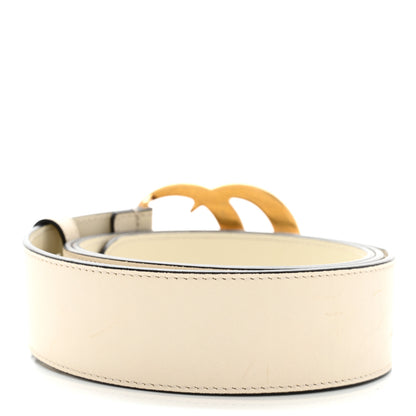 Gucci Calfskin Double G 40mm Belt 100 40 Mystic White 2 of 7