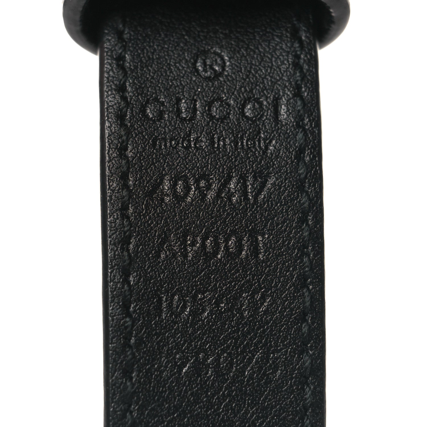 Gucci Calfskin Double G 20mm Belt 105 42 Black 5 of 5