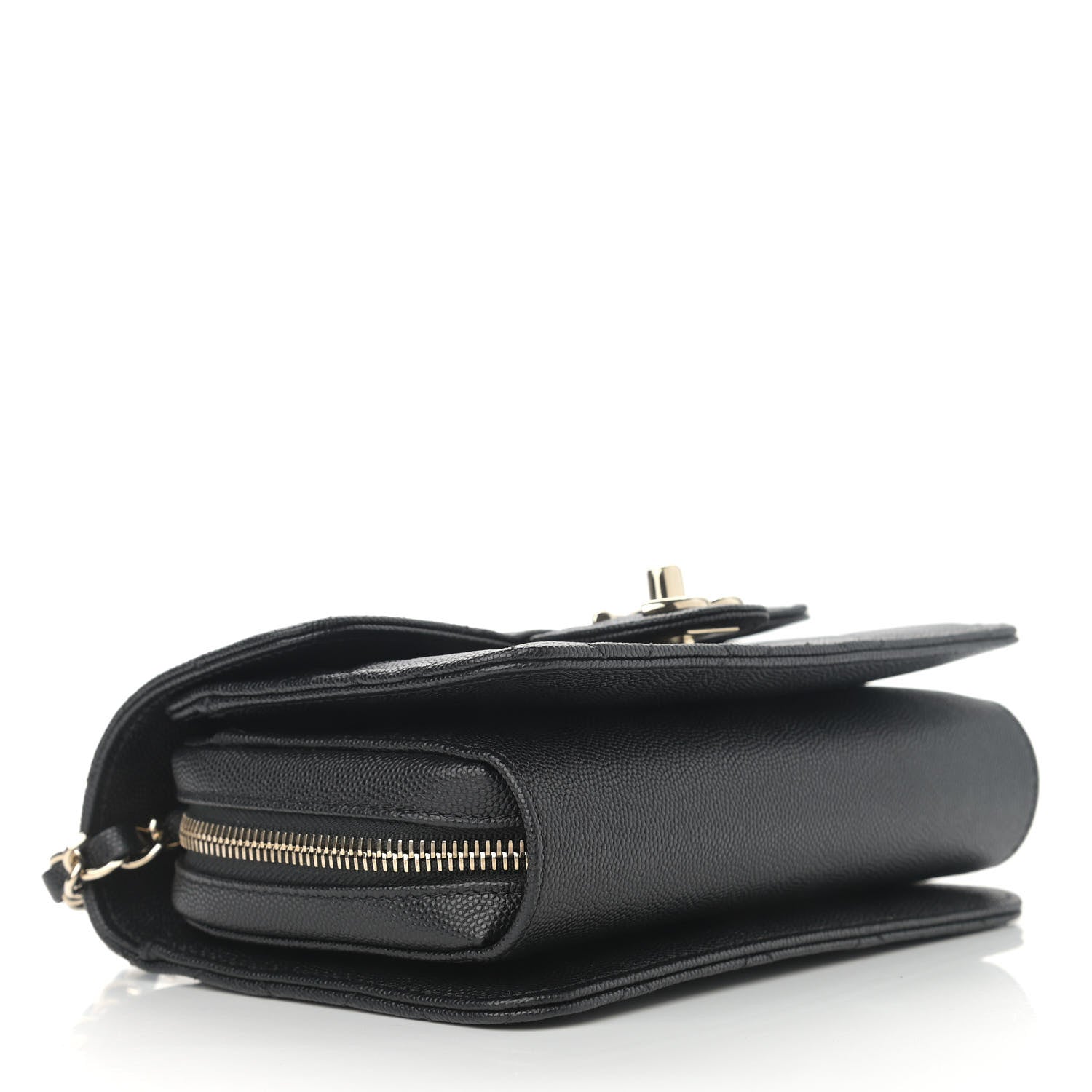 Chanel Caviar Quilted Like A Wallet Flap Black 4 of 11