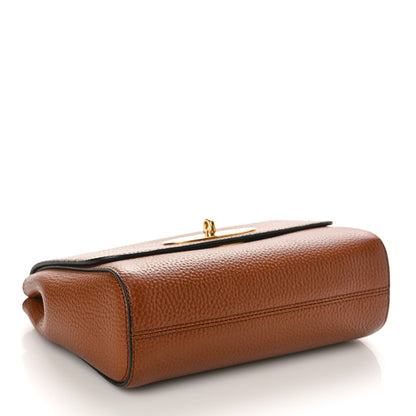 Mulberry Small Classic Grain Calfskin Medium Lily Flap Oak 4 of 9