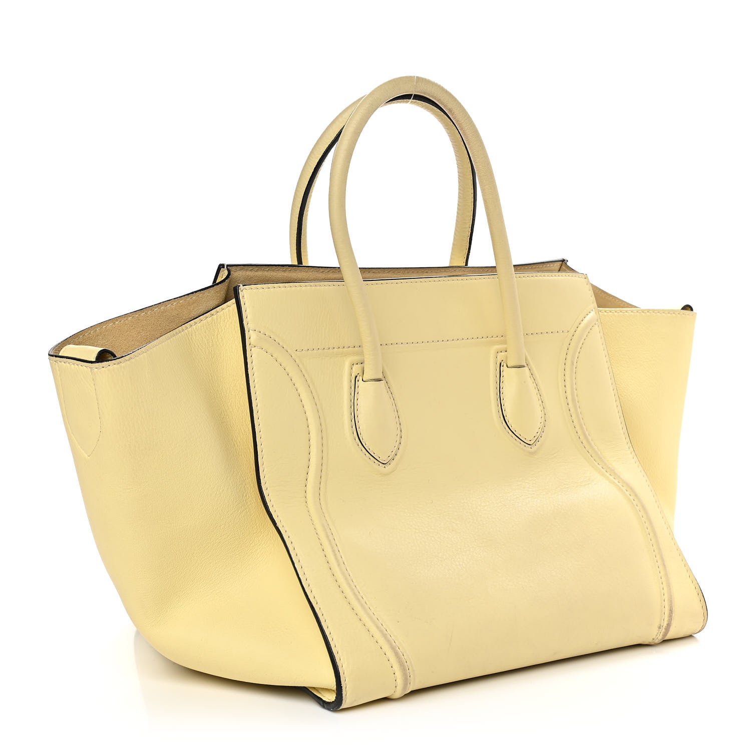 Celine Supple Calfskin Medium Phantom Luggage Butter 3 of 13