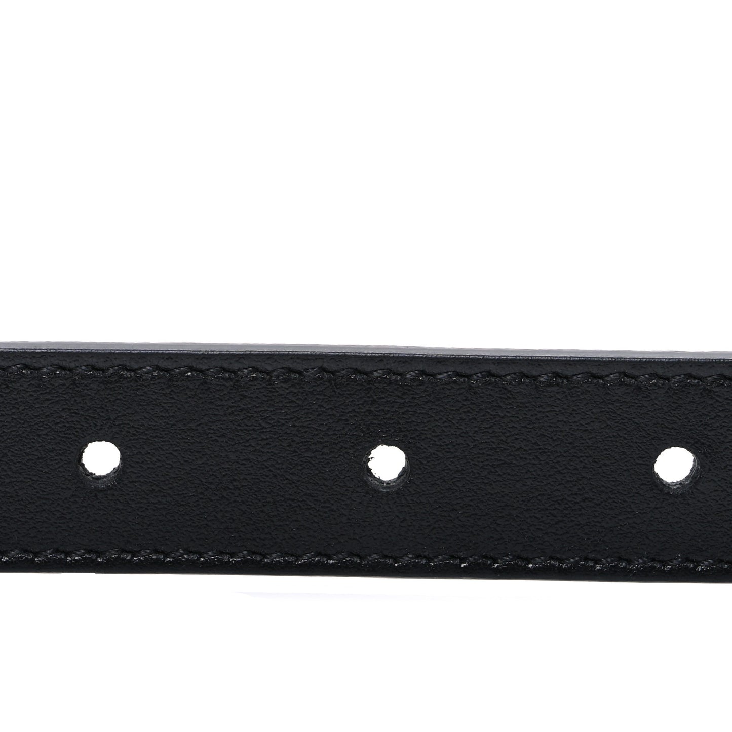 Plutone Calfskin Palladium Double G 20mm Belt 95 38 Black