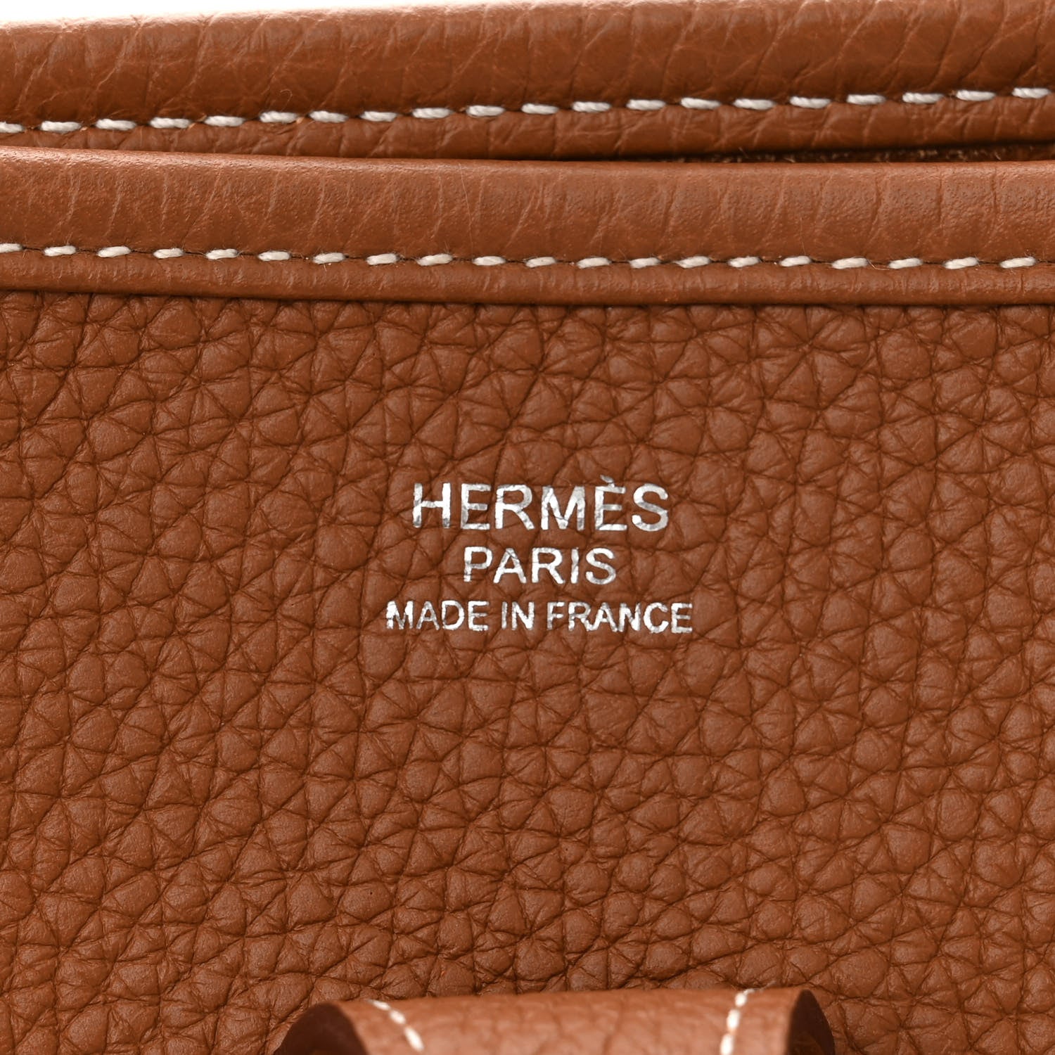 Hermes Taurillon Clemence Evelyne III PM Gold 6 of 11