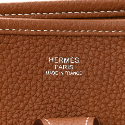 Hermes Taurillon Clemence Evelyne III PM Gold 6 of 11