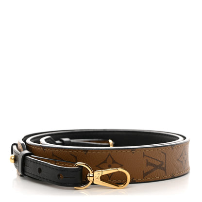 Louis Vuitton Reverse Monogram Bandouliere Shoulder Strap XL Black 1 of 5