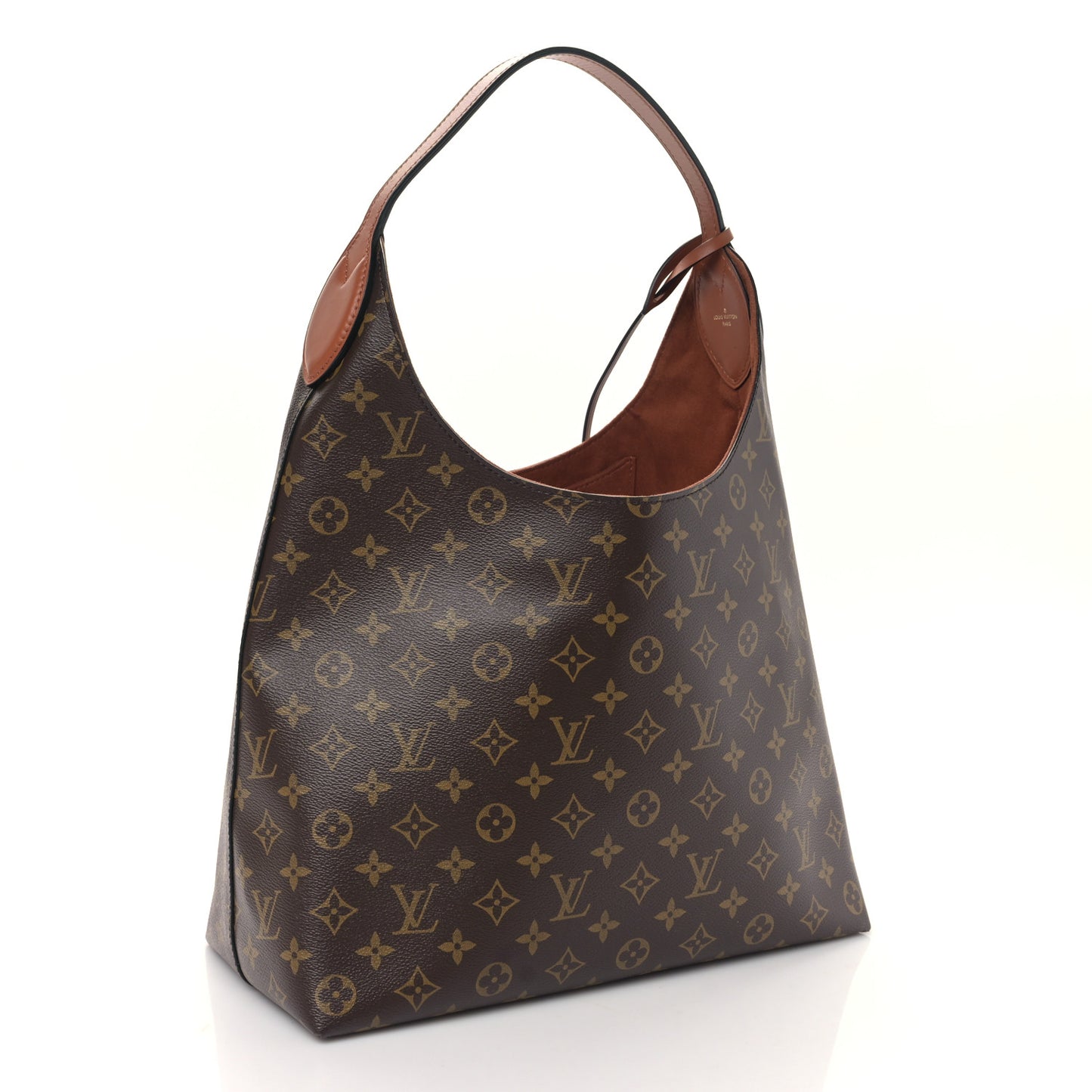 Monogram Flower Hobo Caramel
