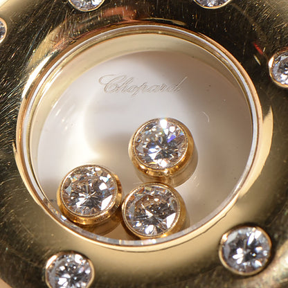 Chopard 18K Yellow Gold Diamond Happy Icons Round Pendant 4 of 4
