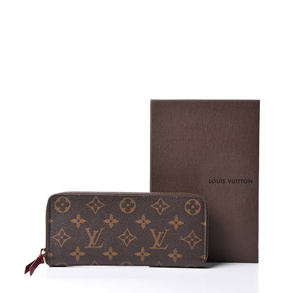 Louis Vuitton Monogram Clemence Wallet Fuchsia 9 of 9
