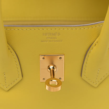 Hermes Swift Birkin 25 Lime 6 of 13