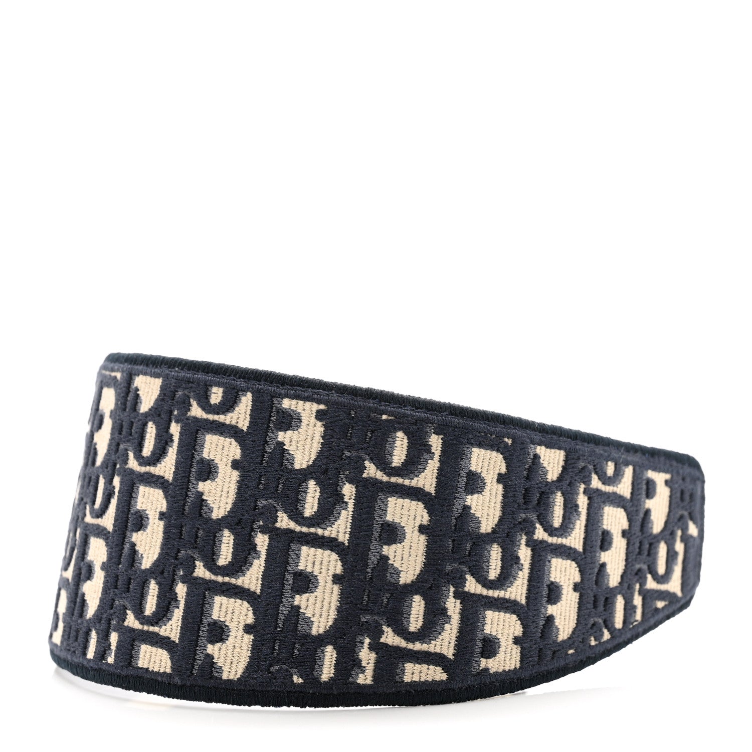 Christian Dior Oblique Headband Blue 1 of 4