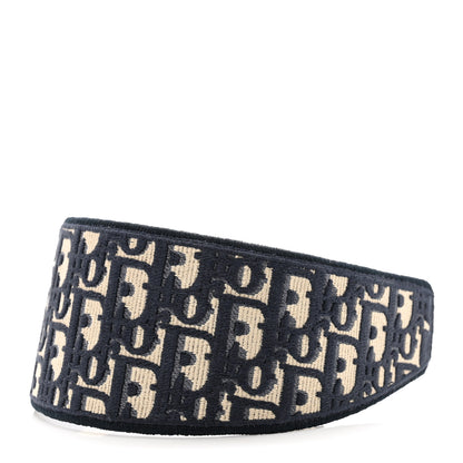 Christian Dior Oblique Headband Blue 1 of 4