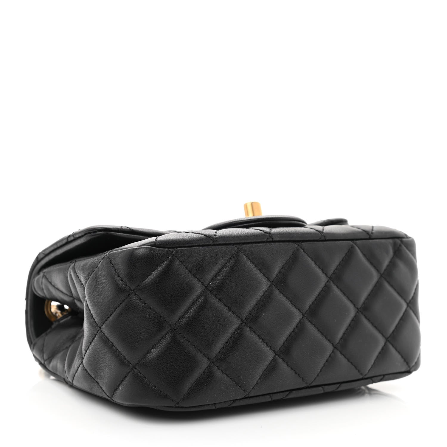 Chanel Lambskin Quilted Mini Pearl Crush Flap Black 4 of 11