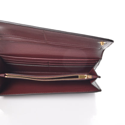 Mulberry Natural Grain Calfskin Continental Wallet Oxblood 5 of 9