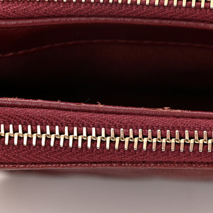 Chanel Caviar Quilted Small Boy Clutch With Chain Burgundy 18 of 19