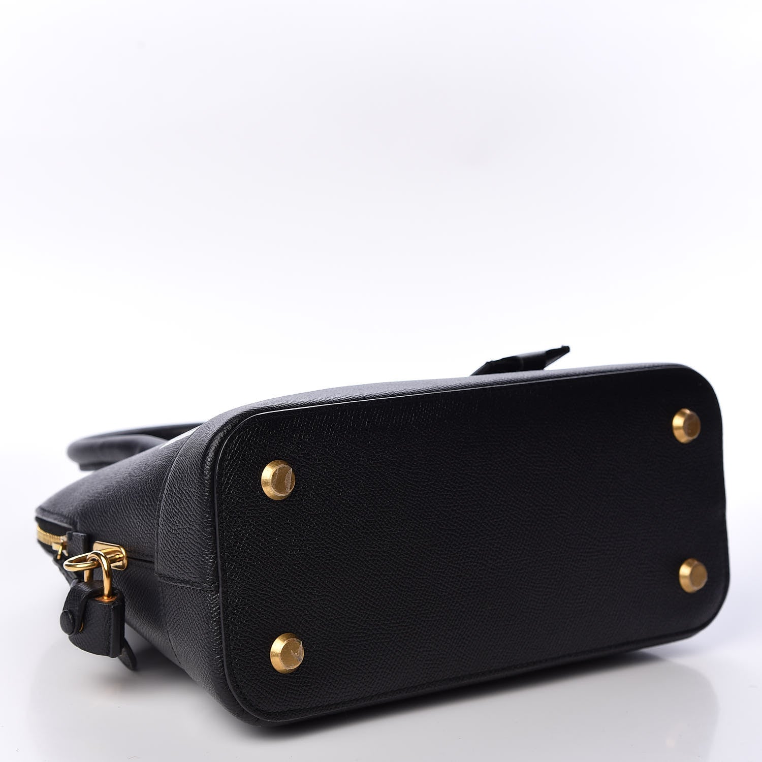 Balenciaga Signature Grained Calfskin Logo S Ville Top Handle Bag Black 3 of 10