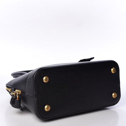 Balenciaga Signature Grained Calfskin Logo S Ville Top Handle Bag Black 3 of 10