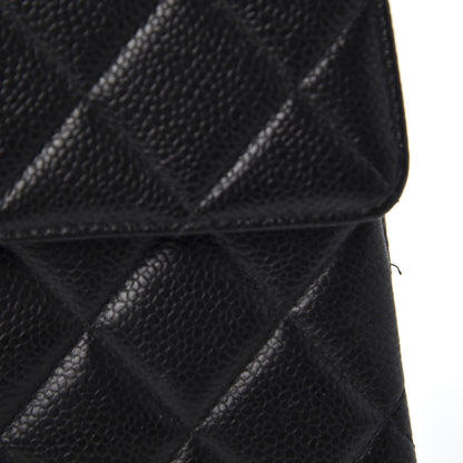 Chanel Caviar Quilted Medium Kelly Flap Black 9 of 11